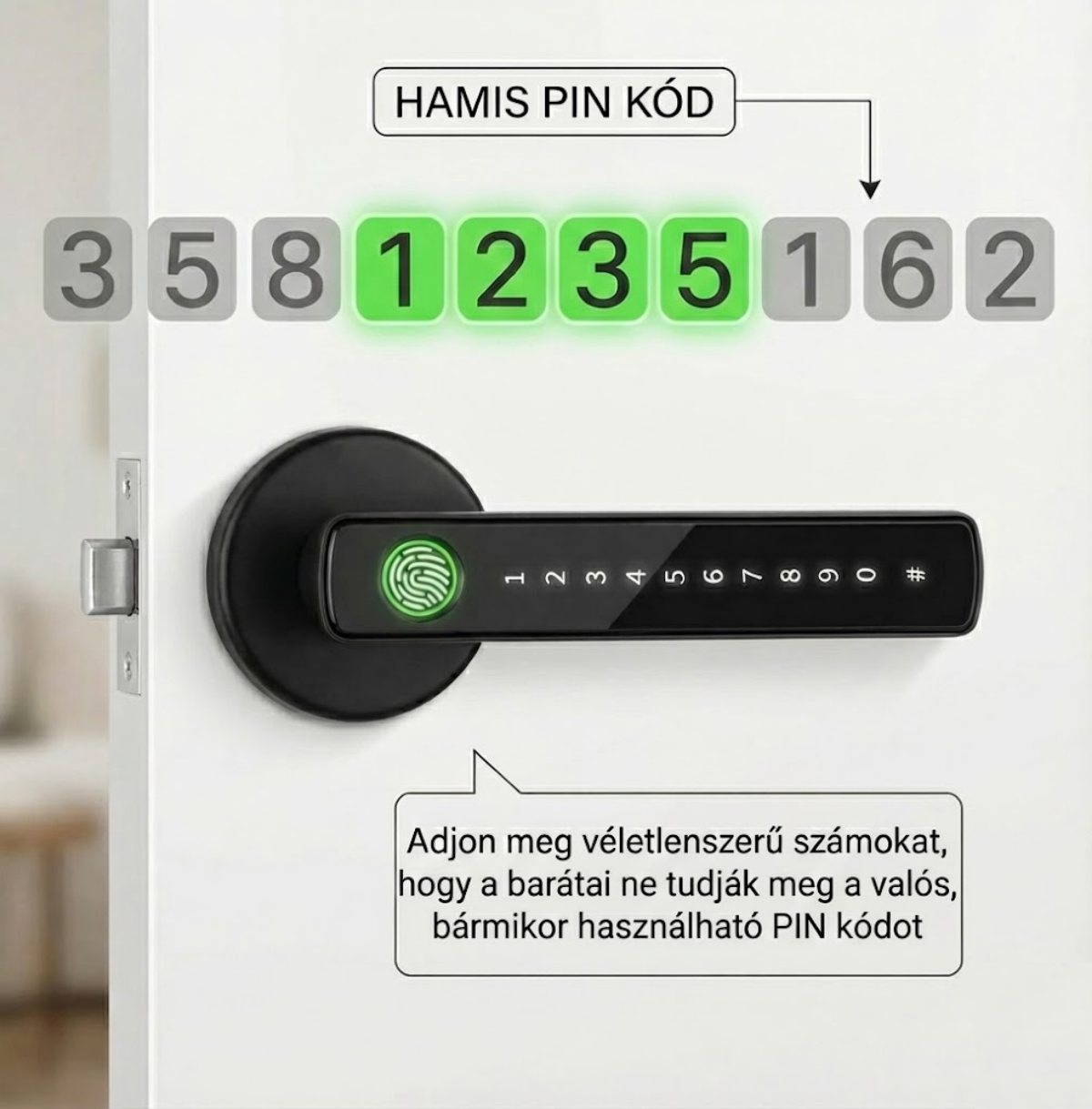 SmartLock™ 4 az 1-ben okos kilincszár